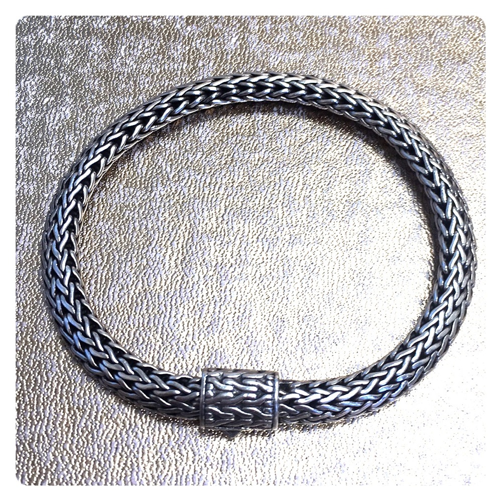 Silver John Hardy Classic Chain Bracelet w/Box
